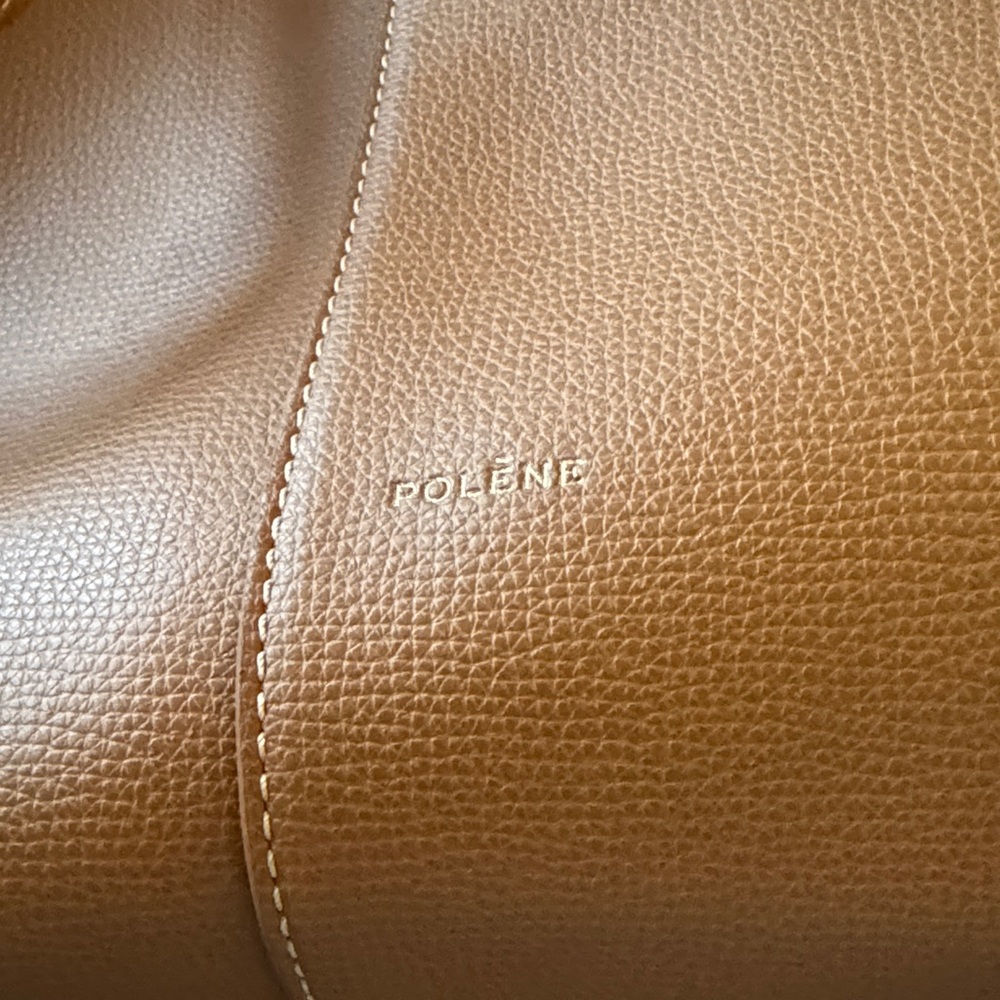 Polene Brown Leather Tote Bag - Picture 2 of 5